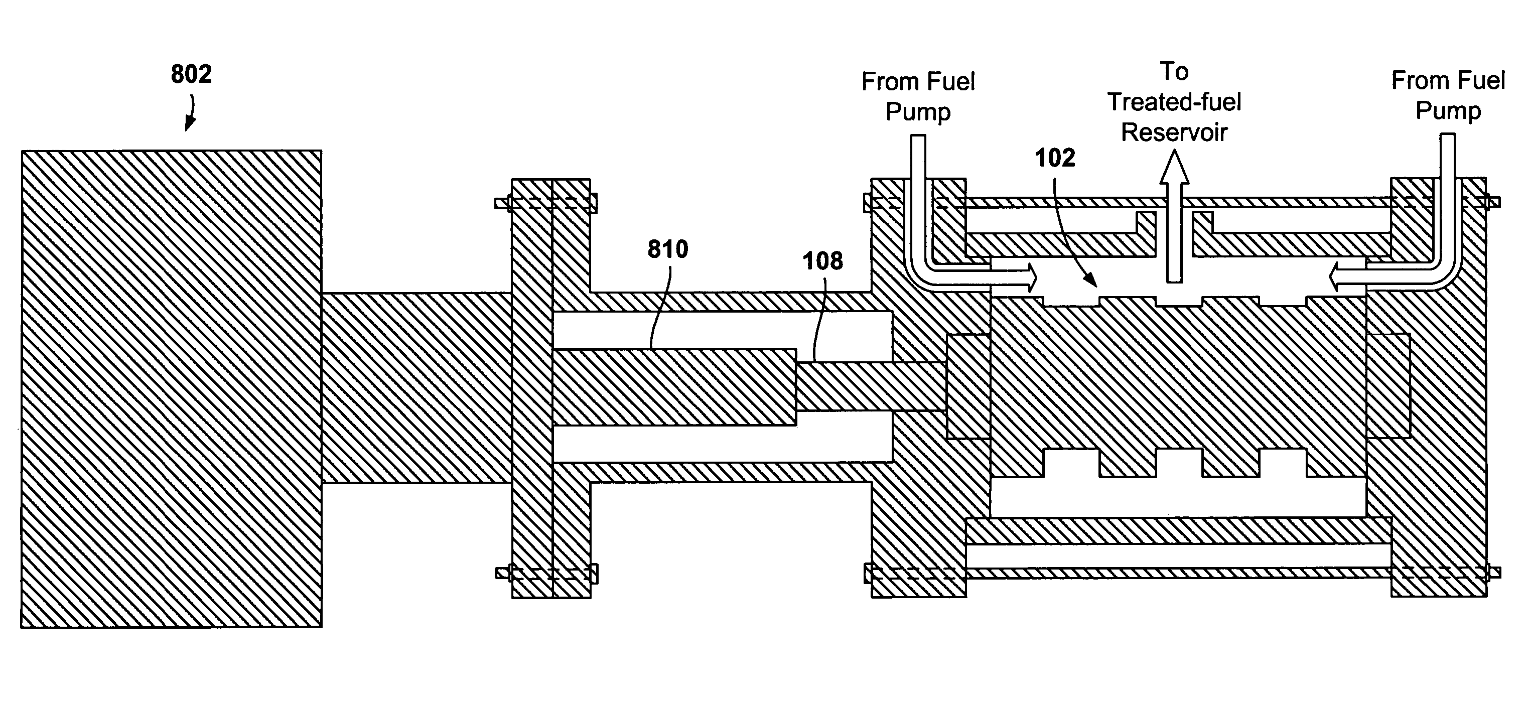 System and method for treating fuel to increase fuel efficiency in internal combustion engines
