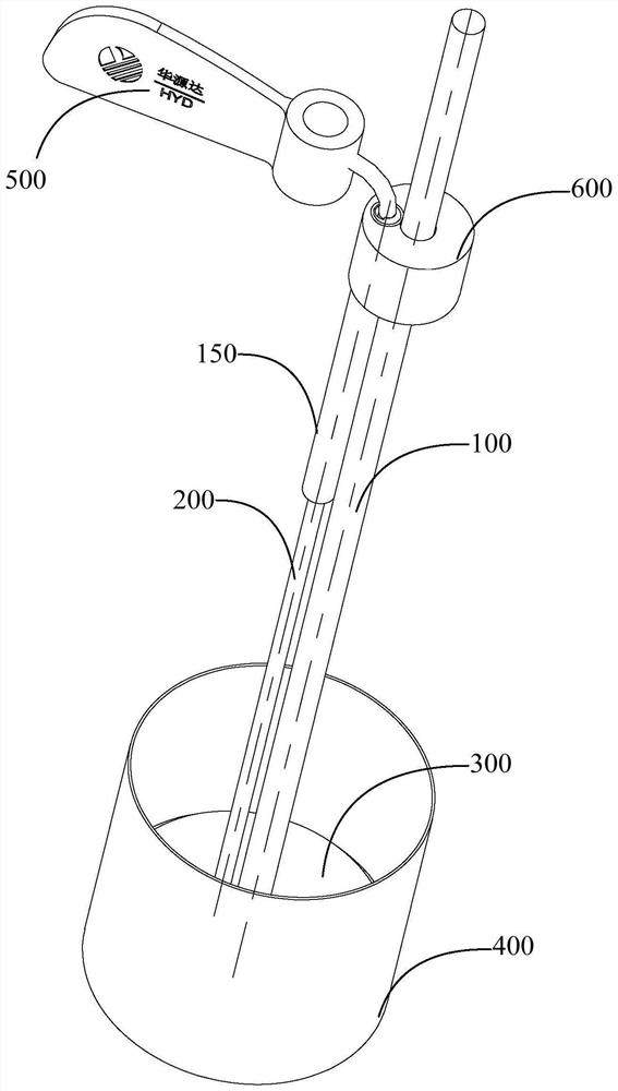 Ball taking device for golf ball hole