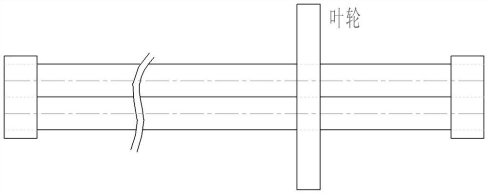 Experimental test method and device for torsional vibration of rotating shaft