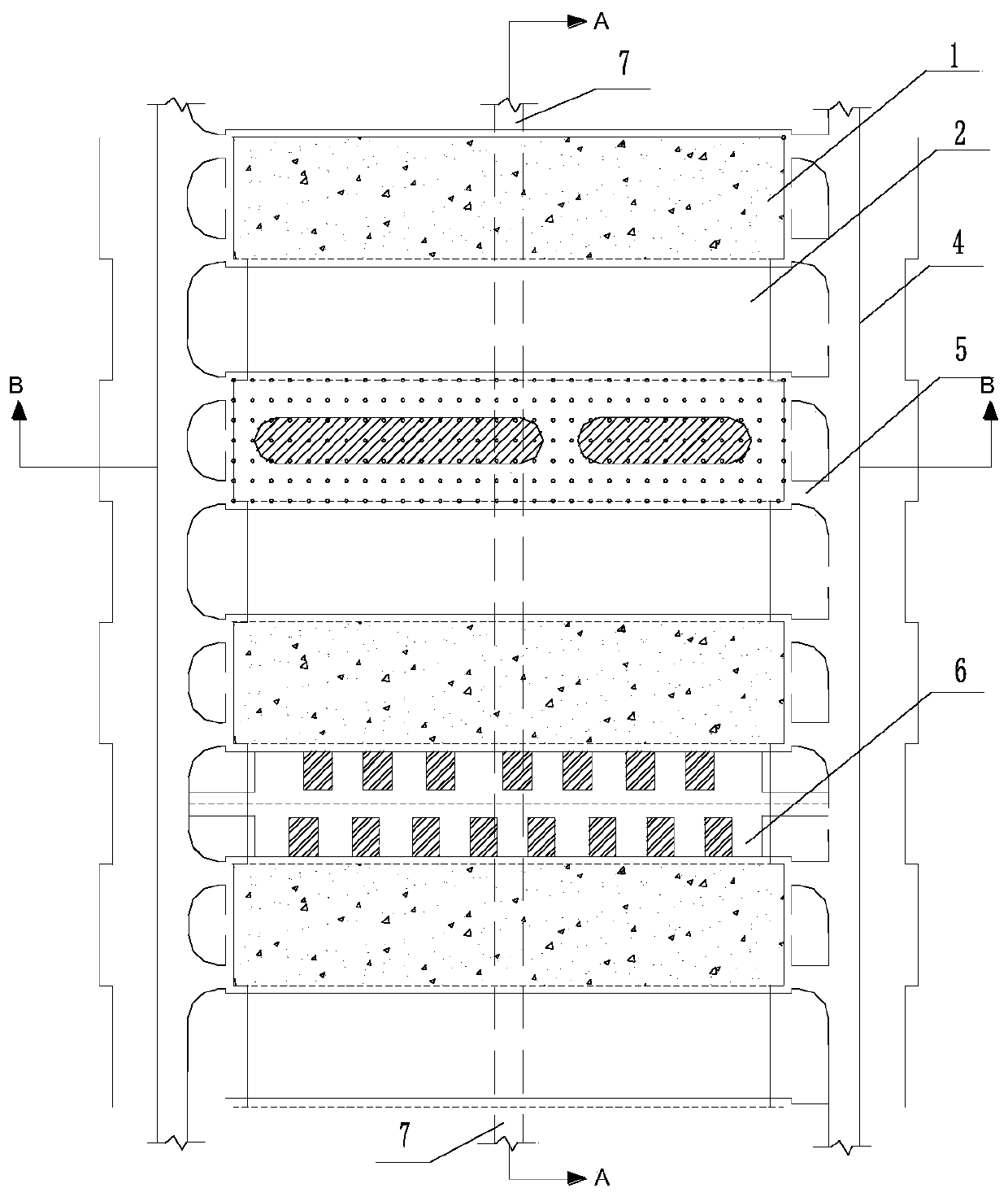 A three-step mining method suitable for deep and thick deposits