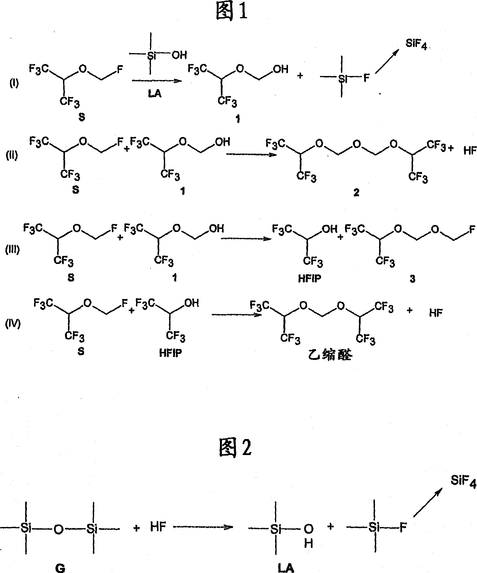 Stable pharmaceutical composition of fluoroether compound for anesthetic use, method for stabilizing a fluoroether compound, use of stabilizer agent for precluding the degradation of a fluoroether com