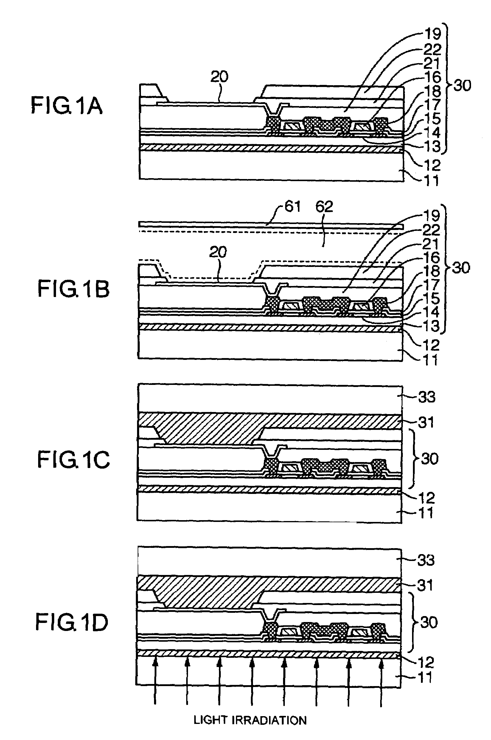 Method of producing thin-film device, electro-optical device, and electronic apparatus