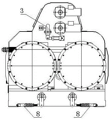 Permanent magnet motor driven flaking mill