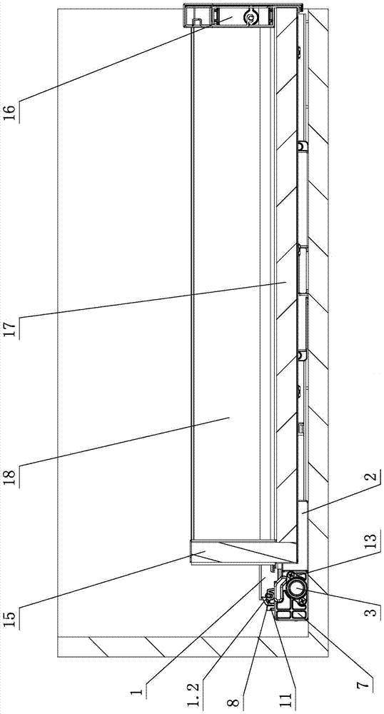 Synchronous deflection stabilization mechanism for drawer slide rails