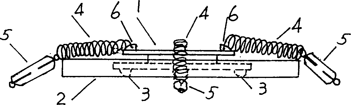 Climbing-free navigation mark with cylindrical spring floating scaffold