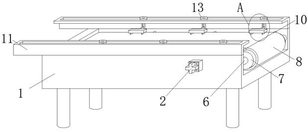 Immunochromatographic reagent strip large plate conveying device