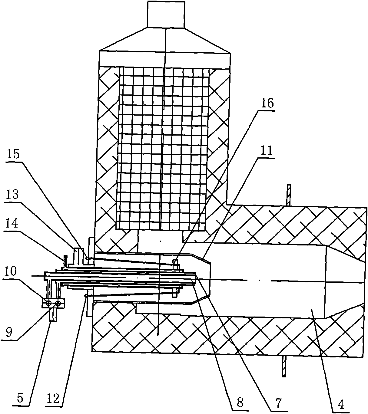 Flameless combustion heat accumulating type high-speed combustion nozzle