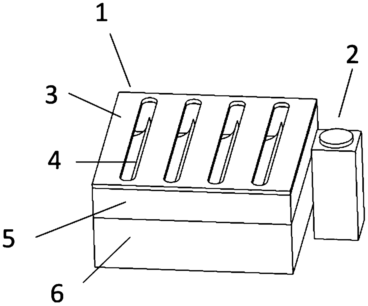 A blade-type porous material emitter array miniature field emission electric thruster