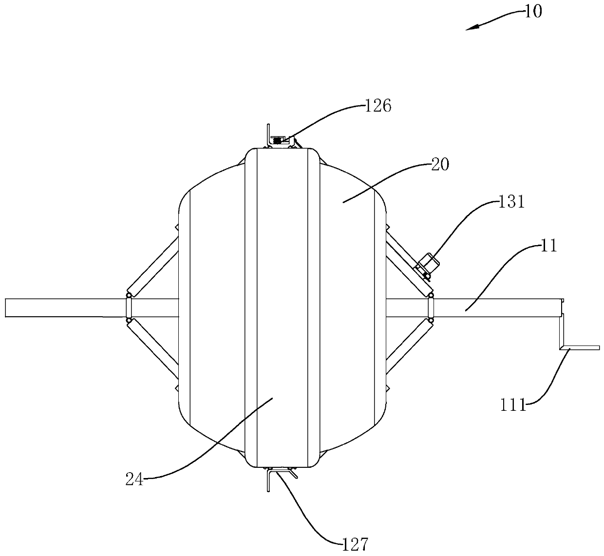 A kind of ship hull plugging device and its plugging method