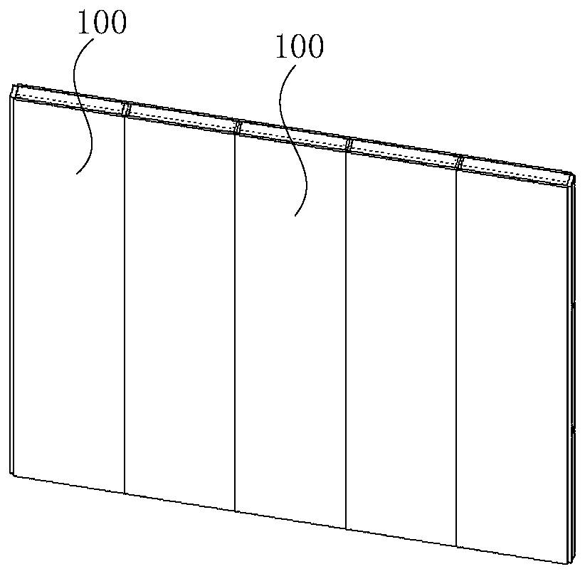 Building wall and mounting method thereof