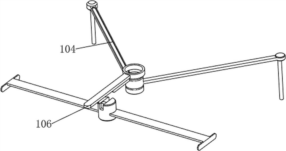 Cloth drying device for urology department