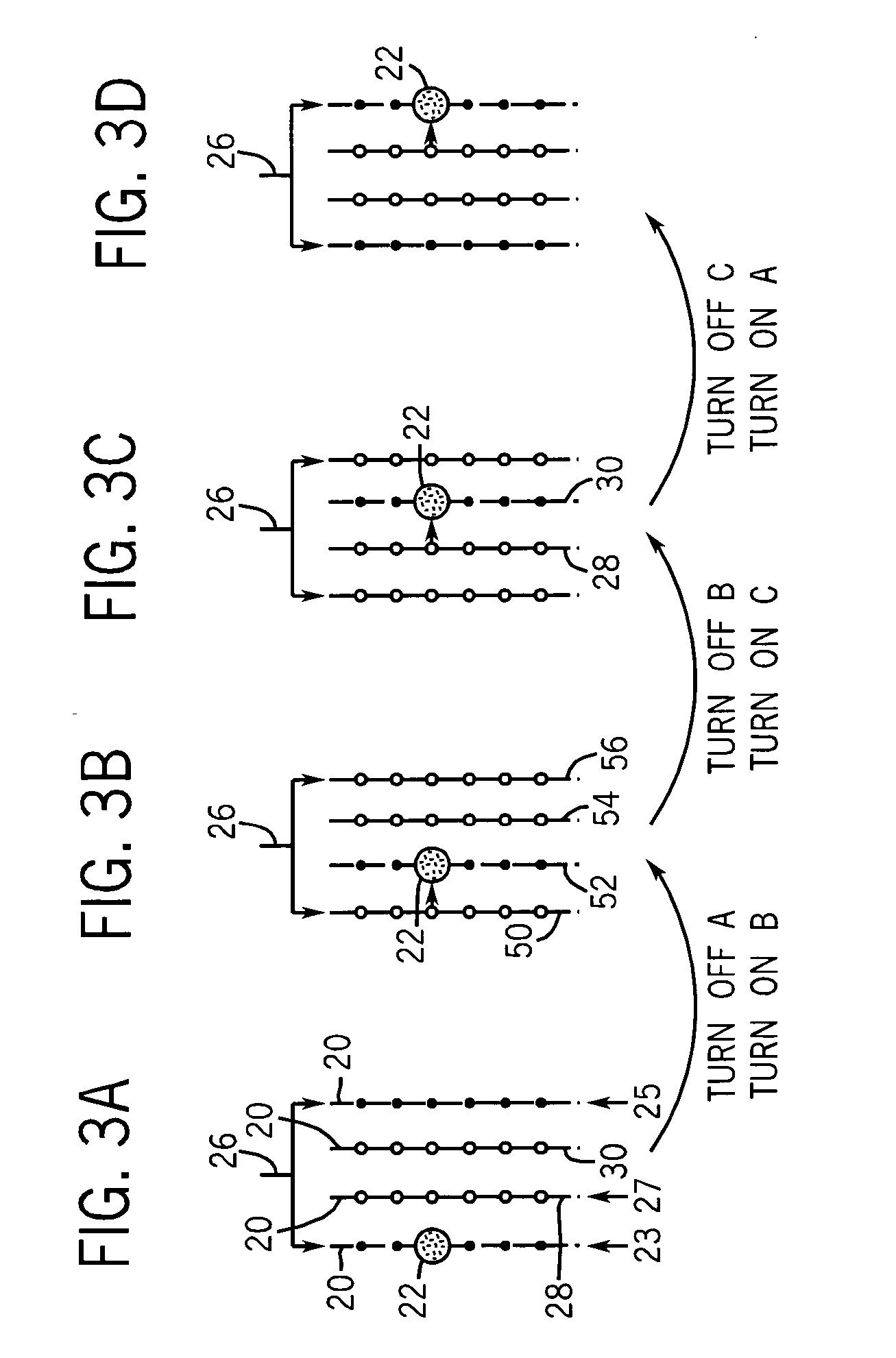 Optical peristaltic pumping with optical traps