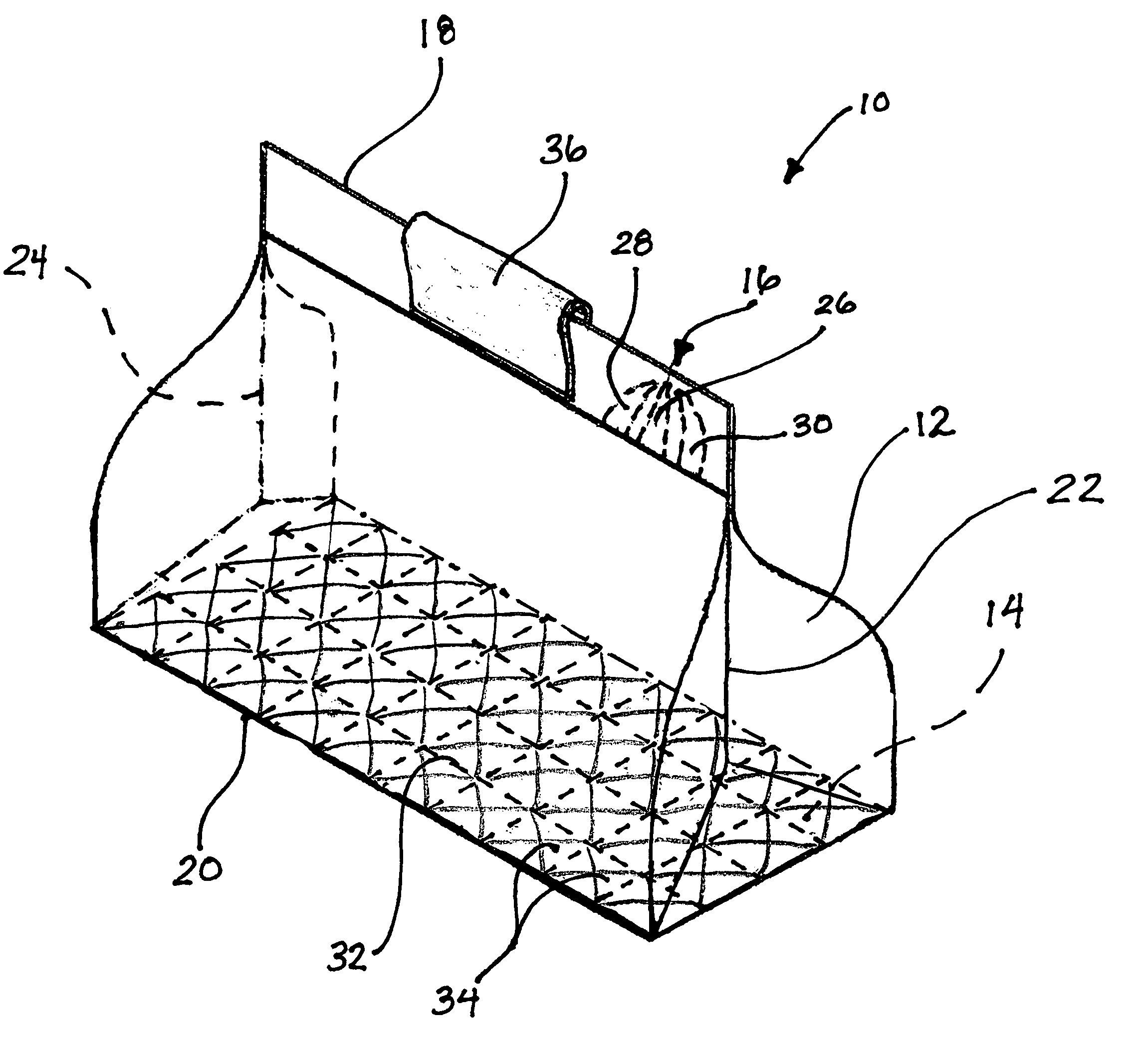 Self-venting microwave cooking container for use with a vertical fill automated machine