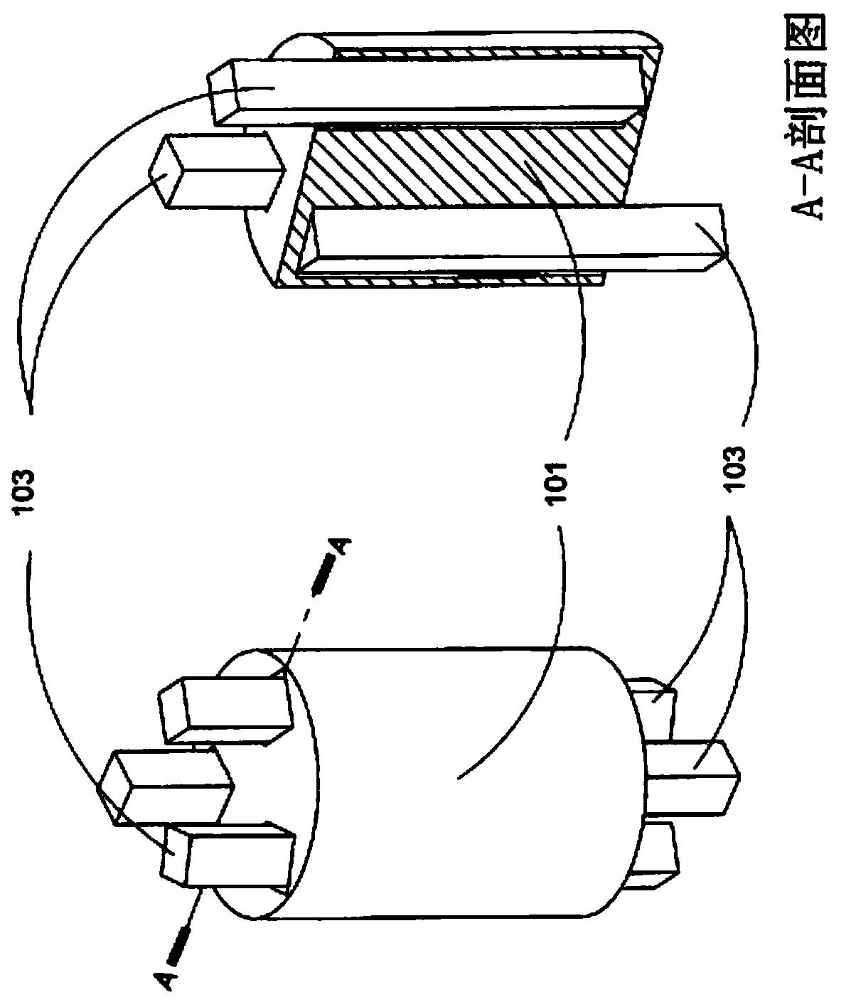 Cost-effective high-bending-stiffness connector and piezoelectric actuator made of such