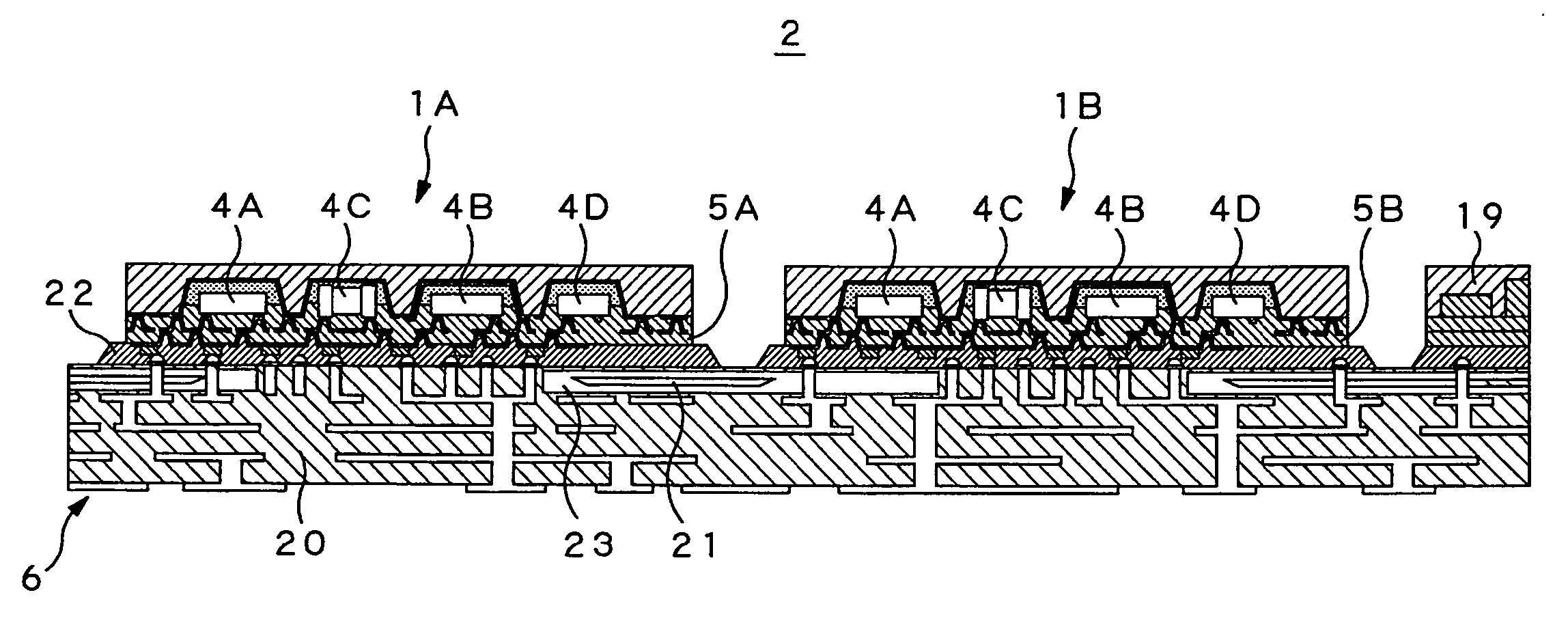 Hybrid module and production method for same, and hybrid circuit device