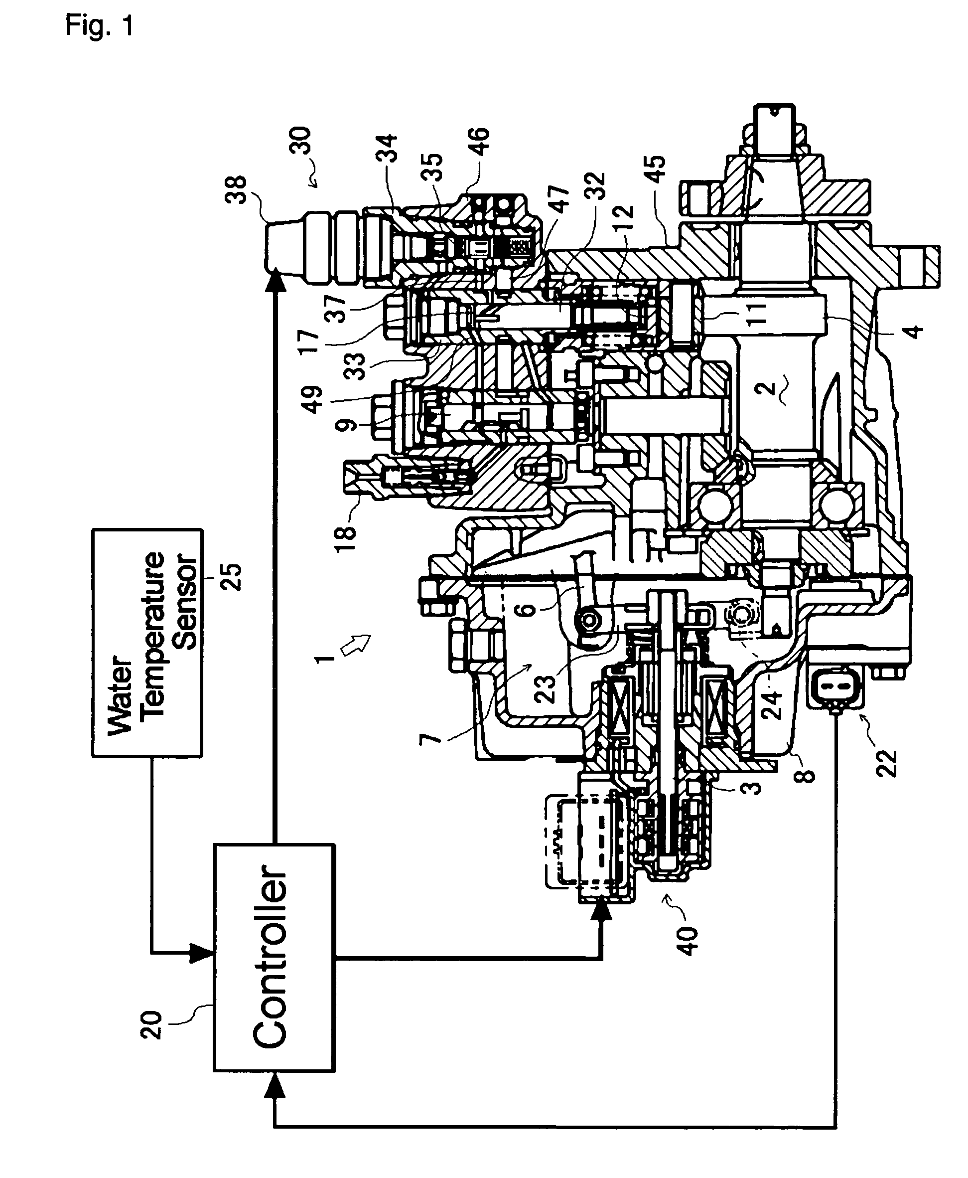 Injection control device for fuel injection pump