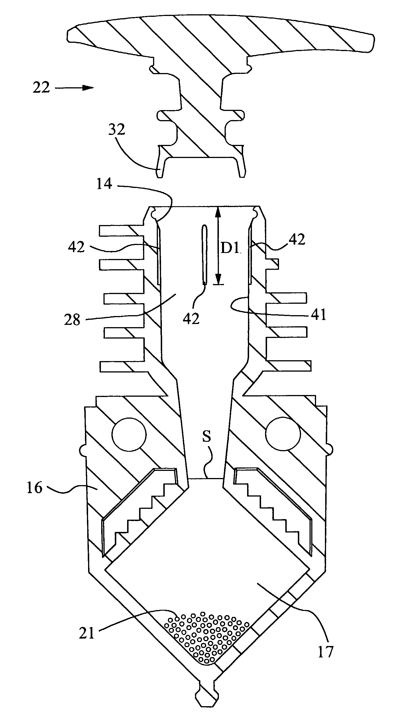 Container for holding cells or viruses for disruption