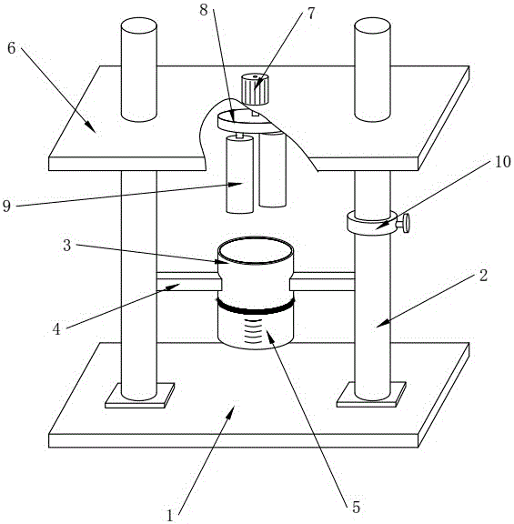 Device used for producing aluminum-case lithium ion battery pole piece