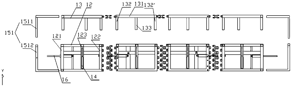 An airborne advance support device that can be lifted, folded and extended