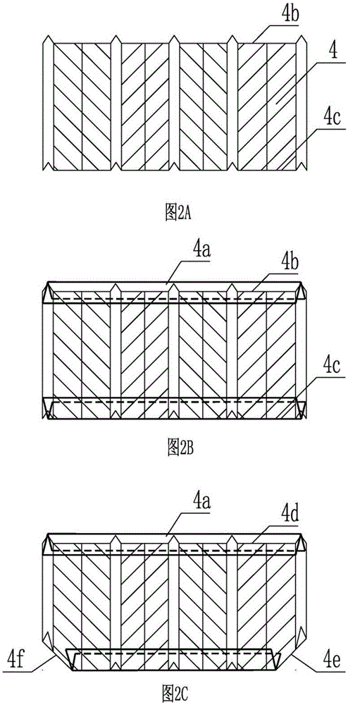 Ribbed steel engraved mesh for cast-in-place cavity floor