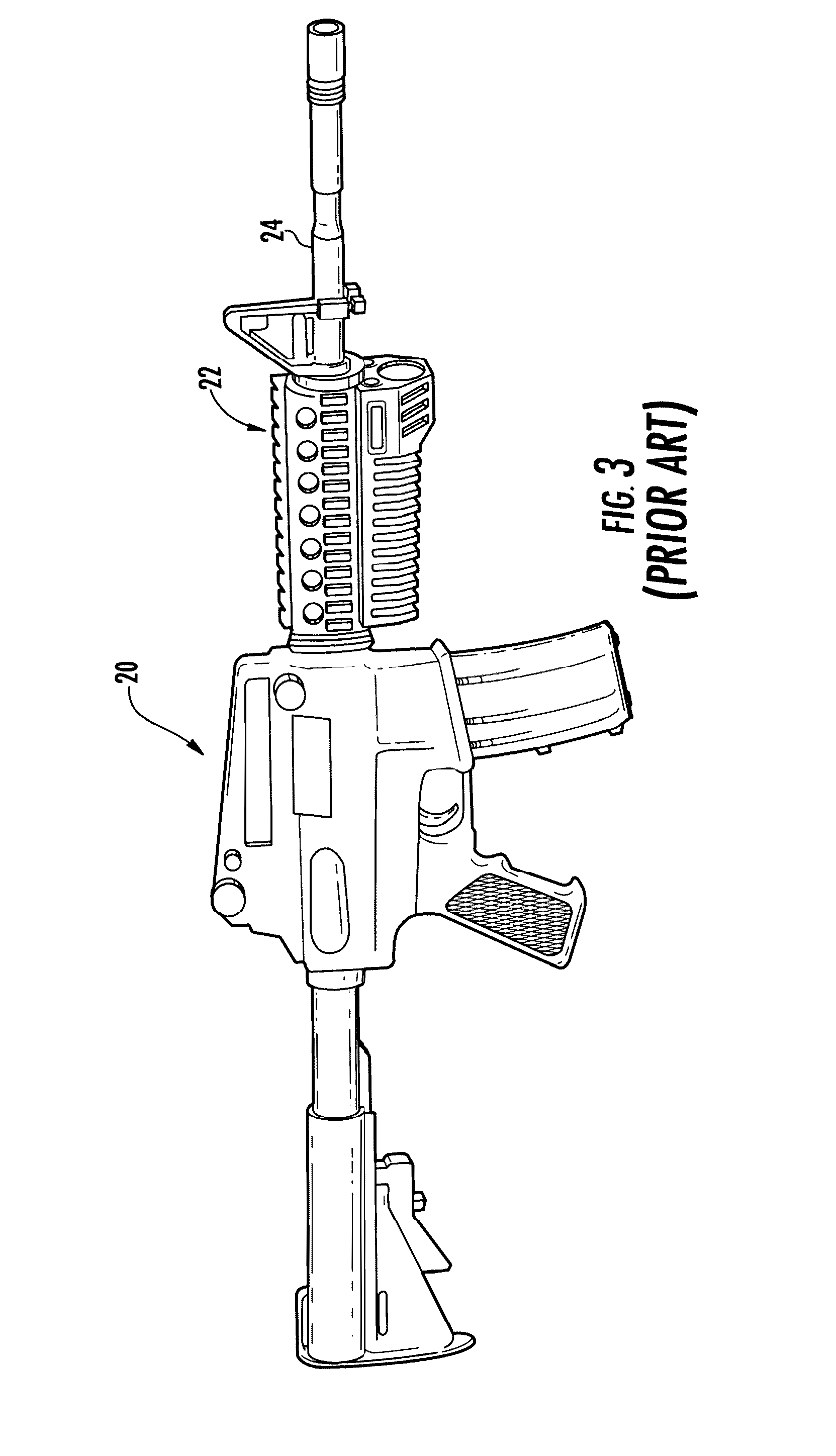 Weapon mounted light and operation thereof