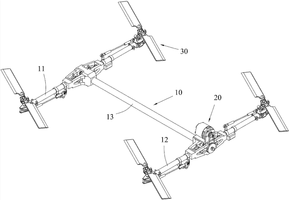 Multi-shaft aircraft