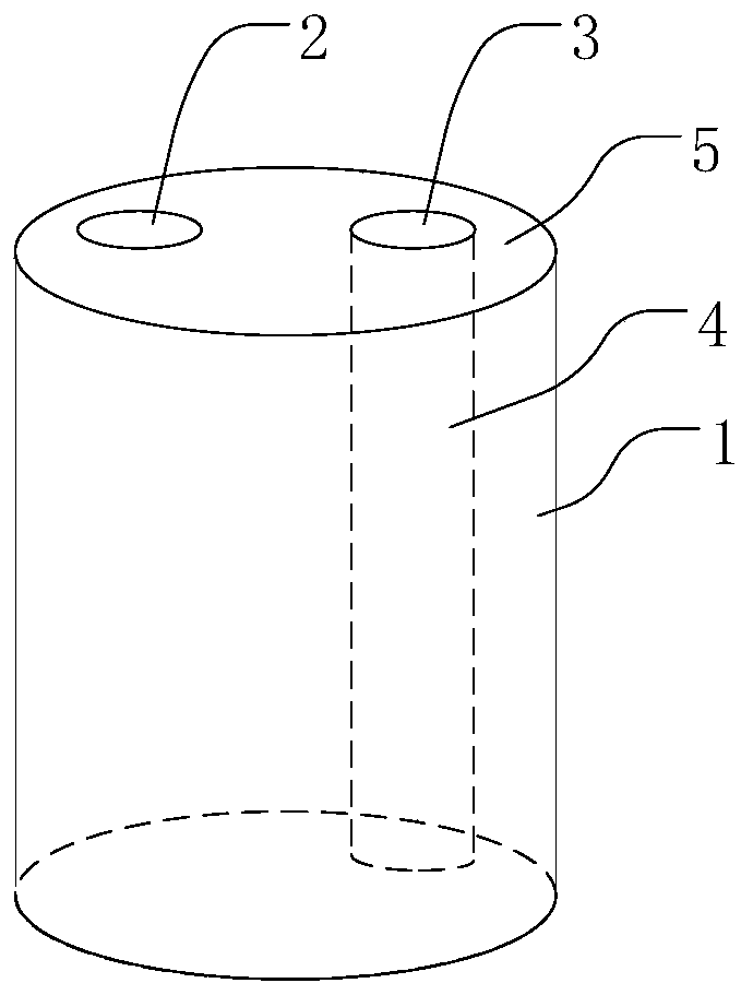 Oil distribution tank for replacing air conditioner refrigerant and system applying oil distribution tank