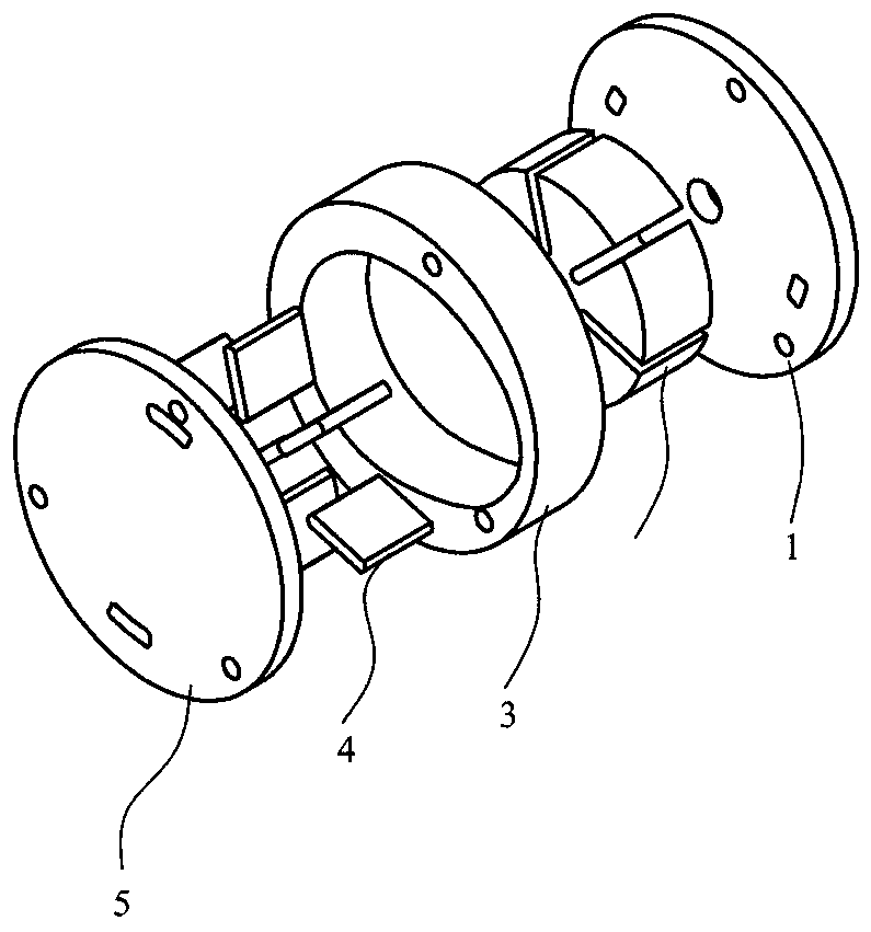 Two-stage compression sliding-vane-type vacuum pump with asymmetric cylinder profiles