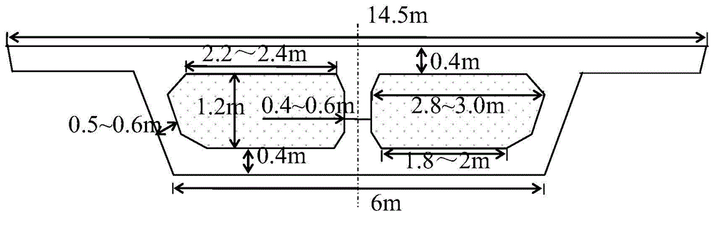 Water-pressure blasting demolition technology for box bridge