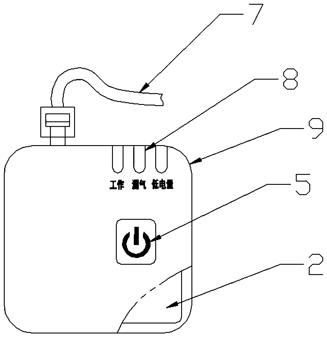 Miniature negative pressure drainage instrument and operation method thereof