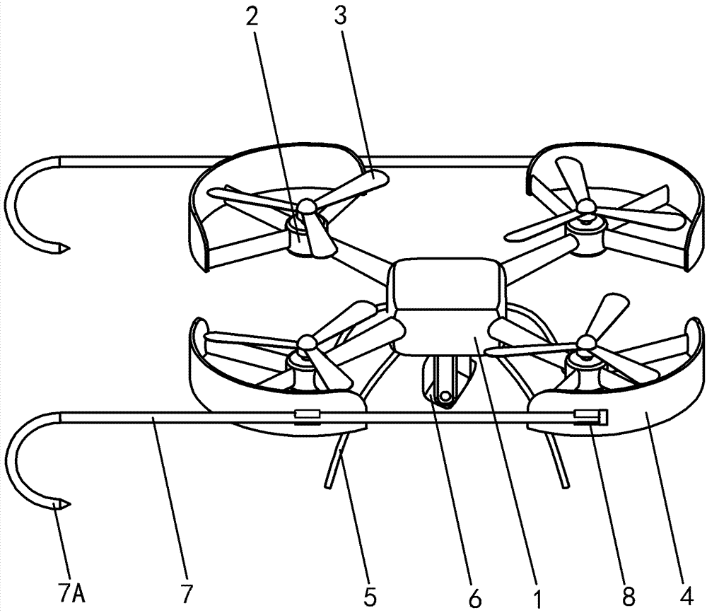 Multi-rotor unmanned plane