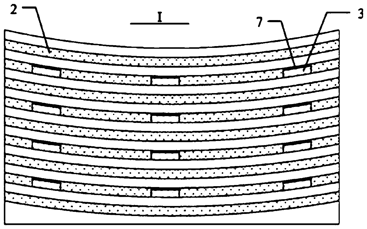 Detection method of inter-turn pressure during hot-press forming process of centripetal magnetic pole coil of hydro-generator