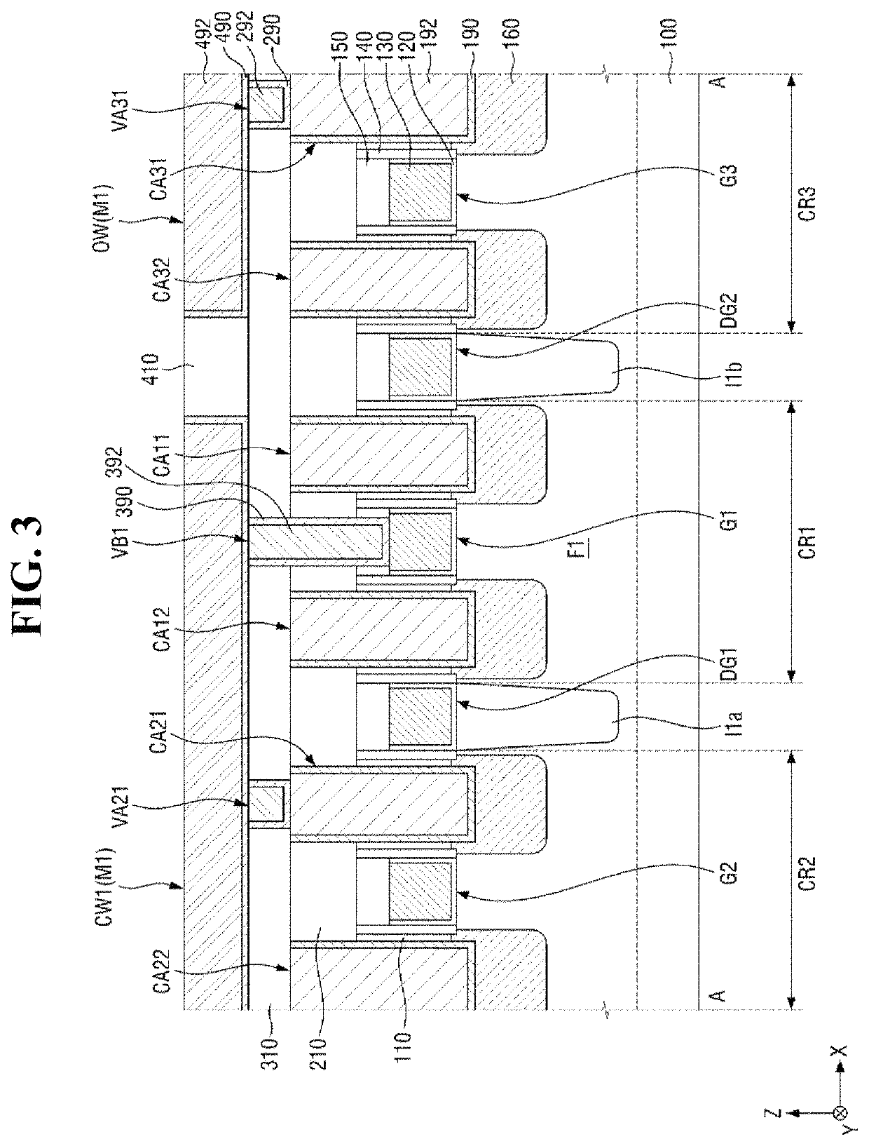 Semiconductor device, layout design method for the same and method for fabricating the same