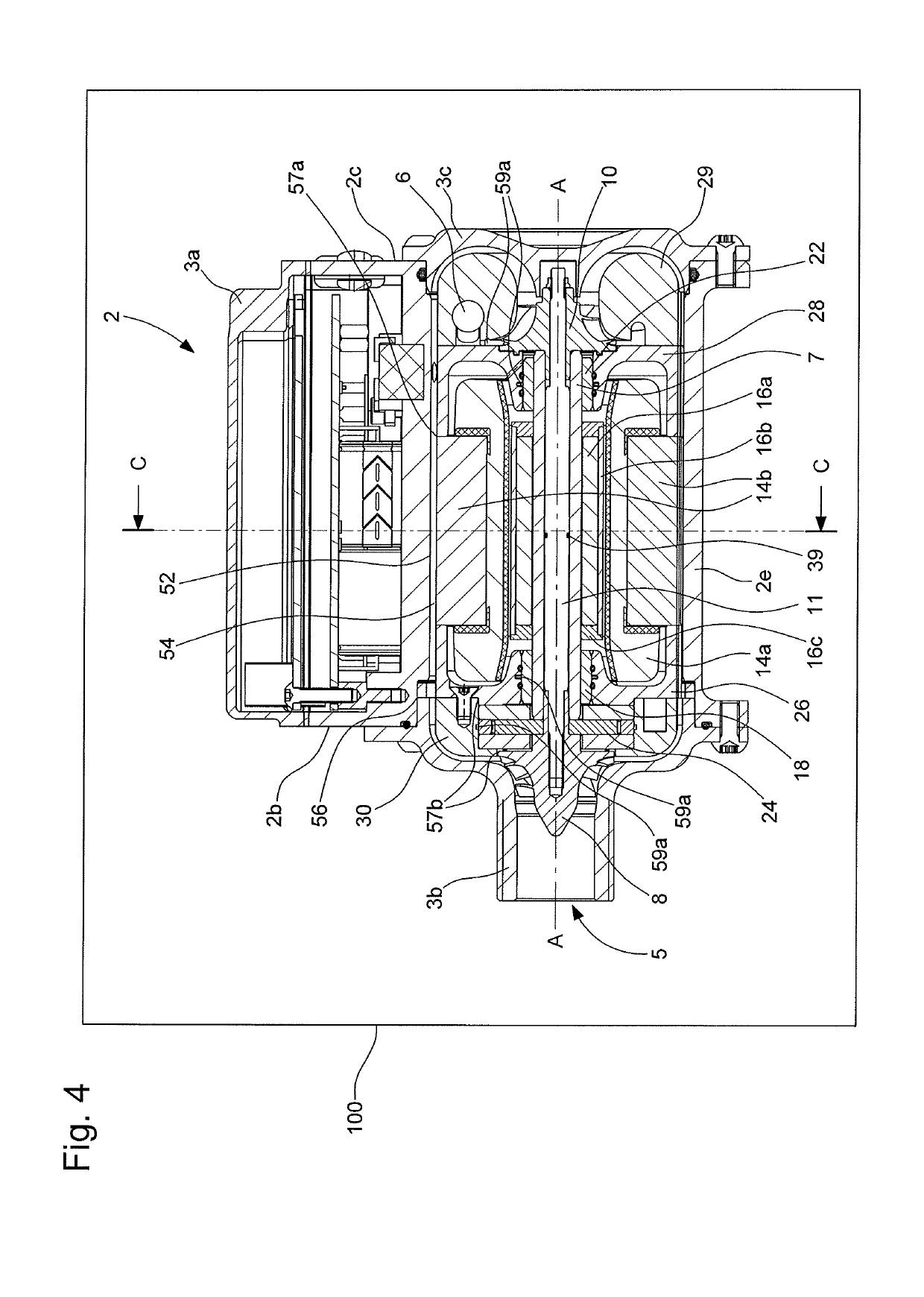 Heat pump comprising a fluid compressor