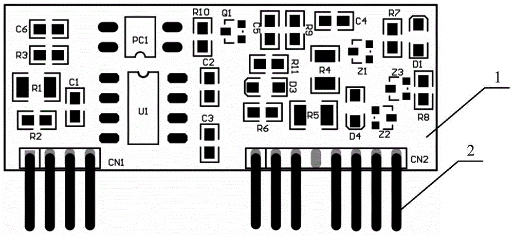 IGBT drive protective circuit board