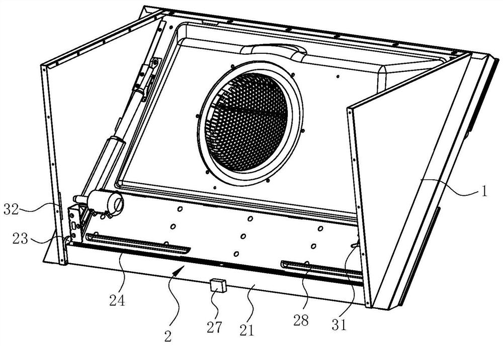 A grease collecting device and a range hood using the grease collecting device