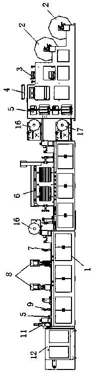 A breathing bag production device