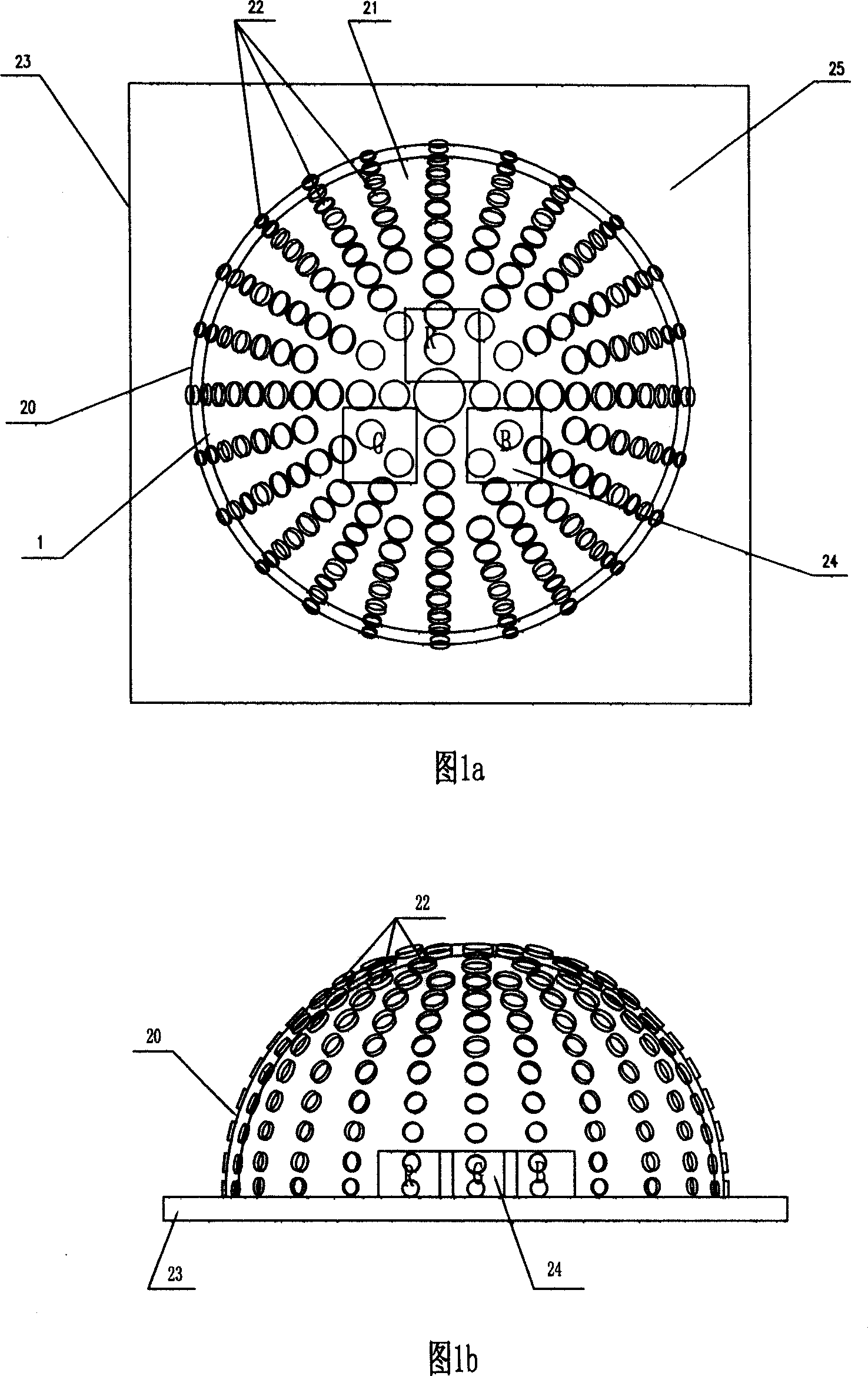 Tricolor LED mixed color apparatus used for direct lighting LED backlighting source