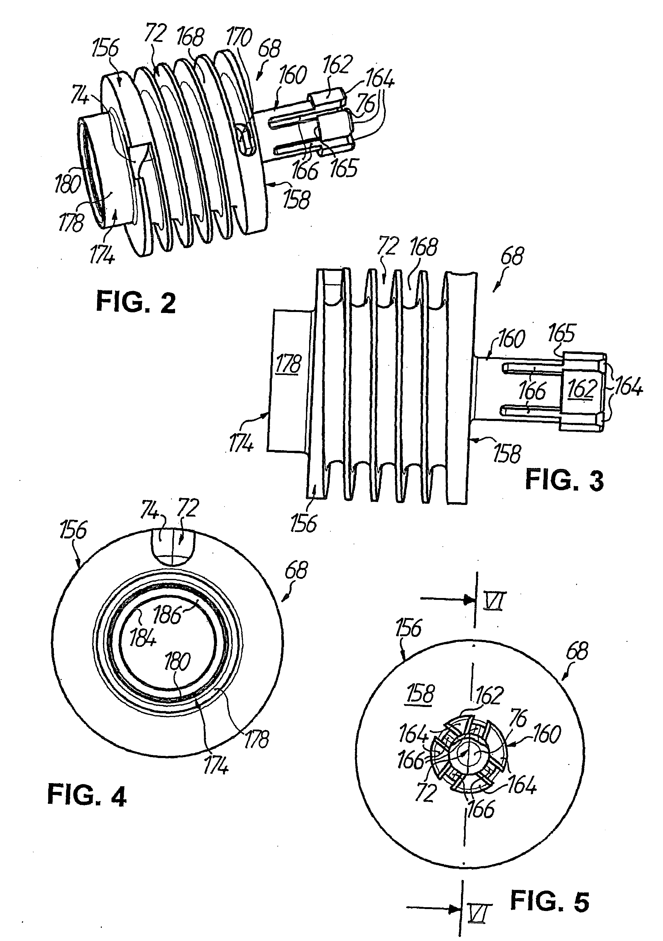 Slave Cylinder for a Vibration-Damped Hydraulic Force Transmission System, Particularly a Hydraulic Clutch Actuating System for Motor Vehicles