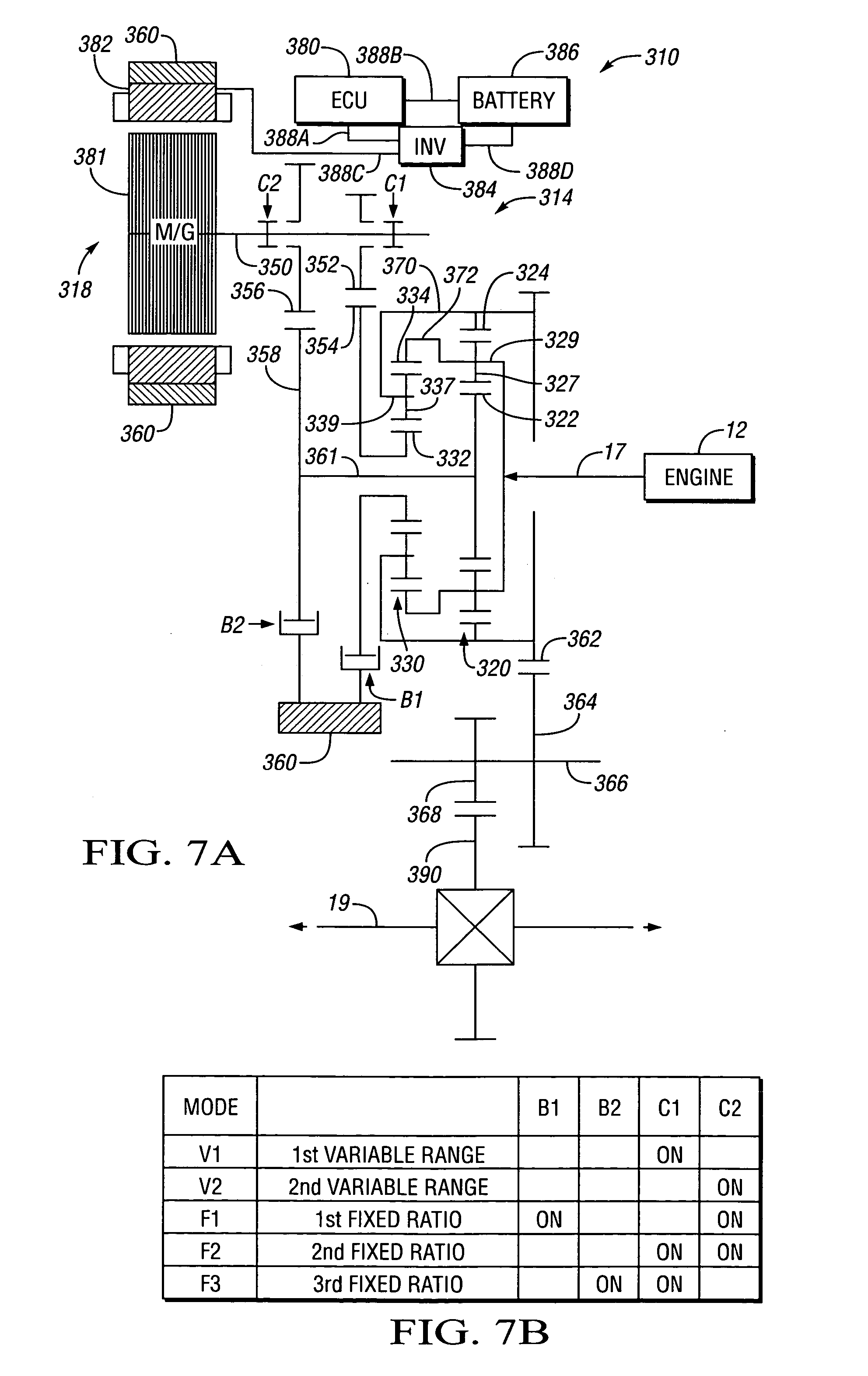 Hybrid electro-mechanical transmission with single motor/generator and method of control