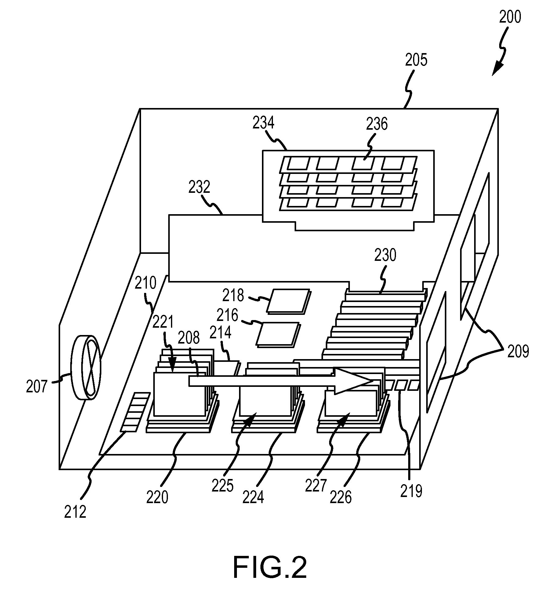 Modular absorption heat sink devices for passive cooling of servers and other electronics