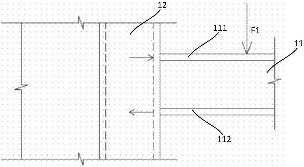 Residential system of steel structure and connection structure of steel structure column and steel structure beam