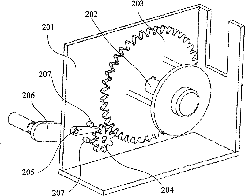 Simulation device for air airflow tripping force experiments of arm