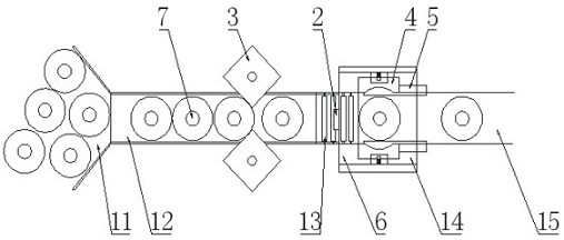 Ink bottle conveying device