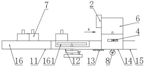 Ink bottle conveying device