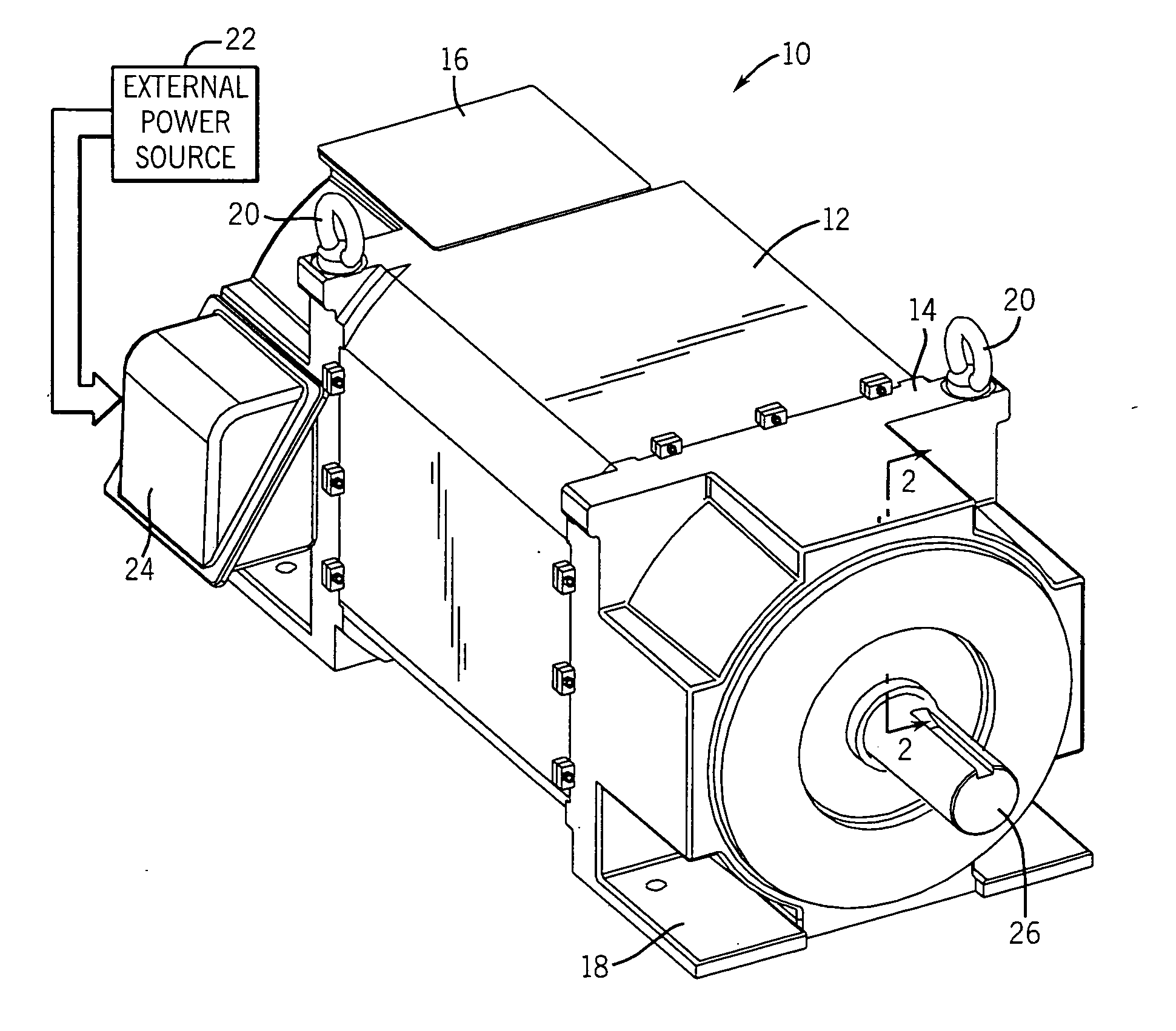 Apparatus and method for reducing shaft charge