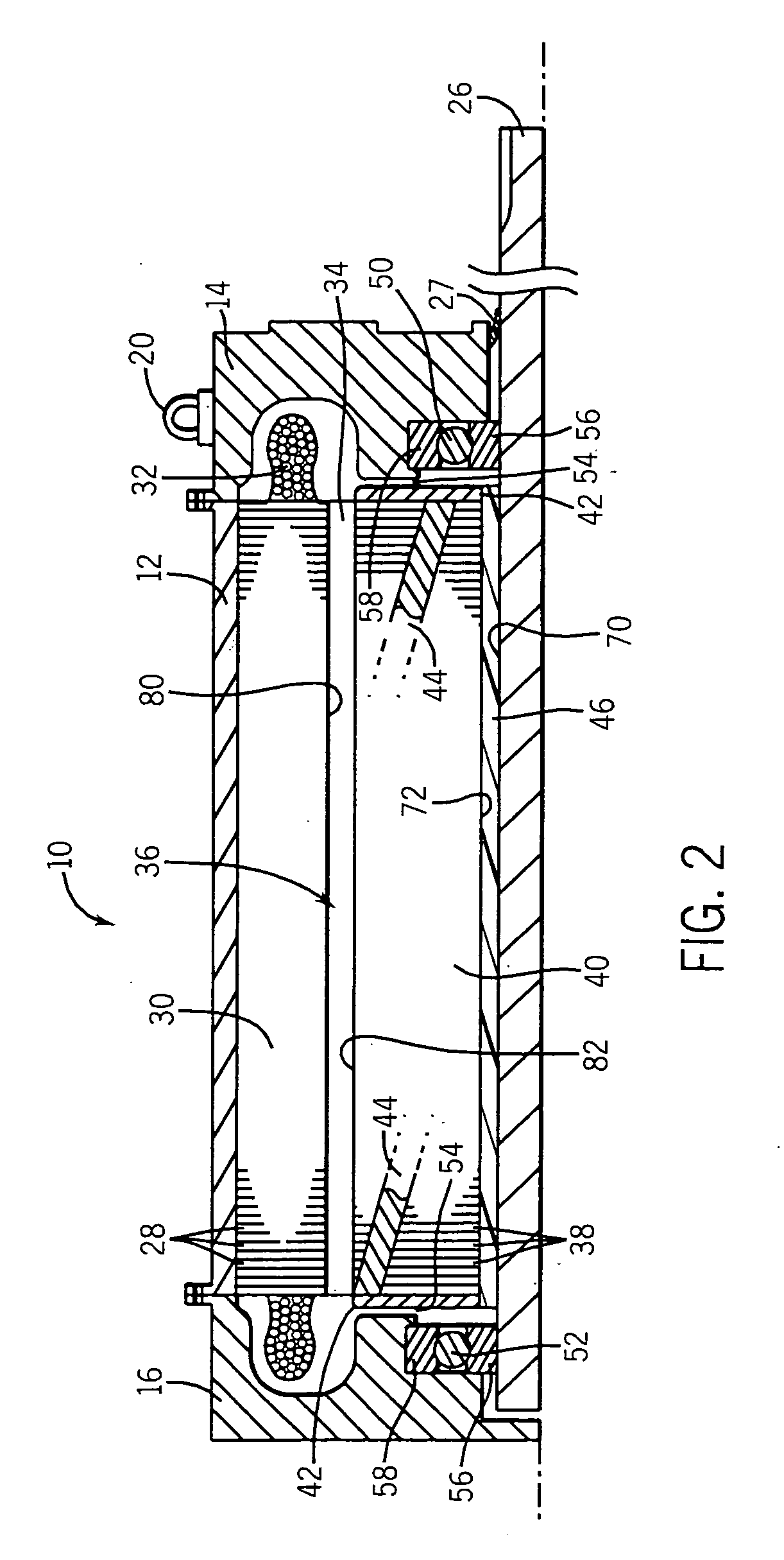 Apparatus and method for reducing shaft charge