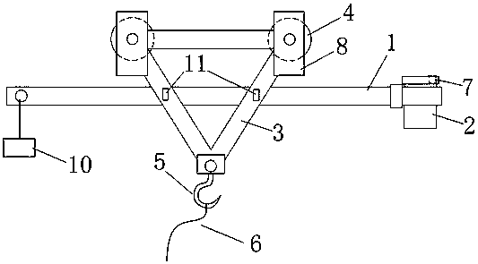 A transmission line online cleaning system and cleaning method