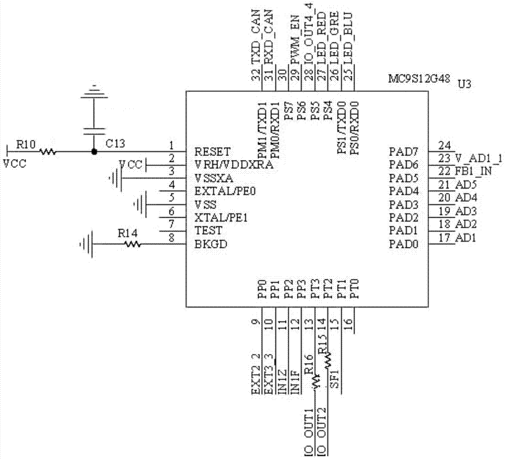 Motor driving circuit for tree-climbing robot