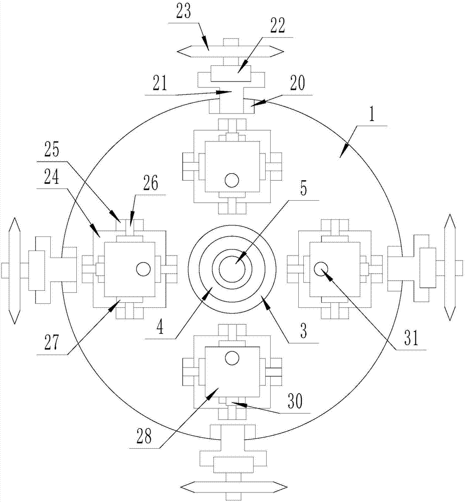 Spraying device for green vegetation